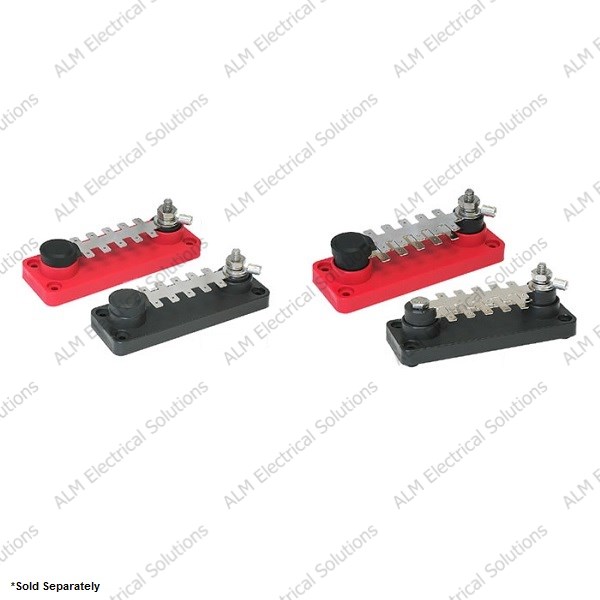 (image for) Red VTE 120 Amp Tab Type Busbars - 10 Tabs